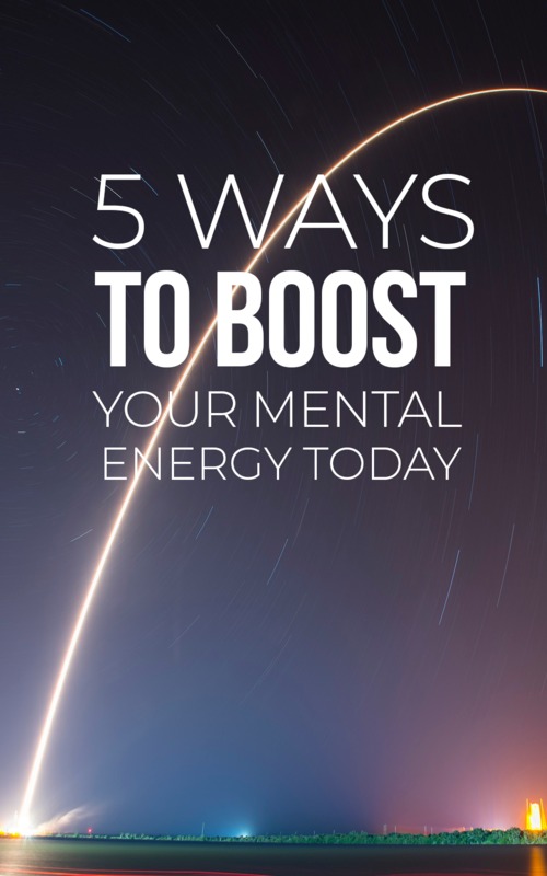 Product picture 5 WAYS TO BOOST MENTAL ENERGY TODAY